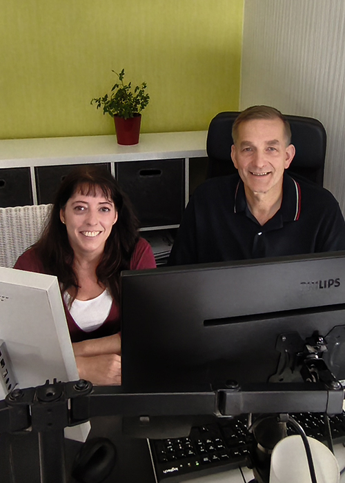 Daniela Watzke und Frank Hilsberg Corpus2-Team