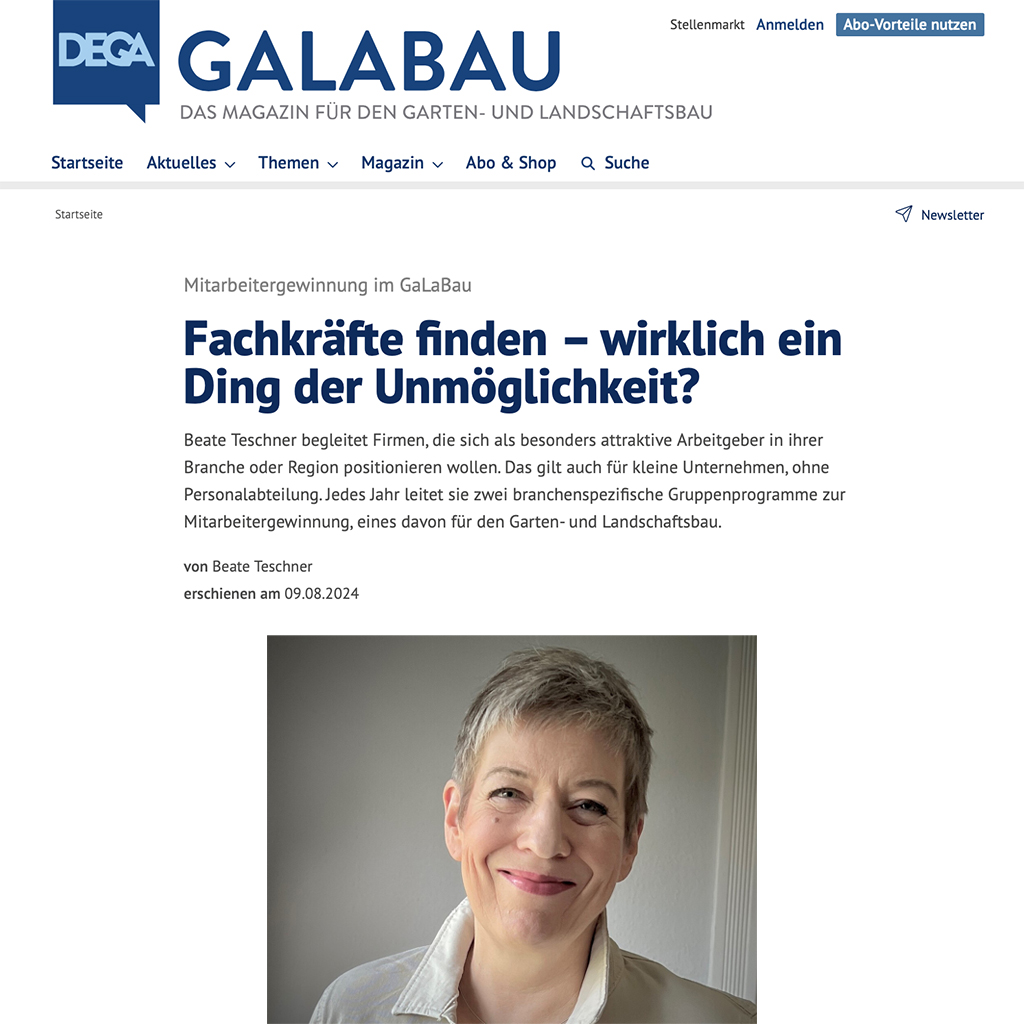 Fachartikel: Fachkräfte finden – wirklich ein Ding der Unmöglichkeit?